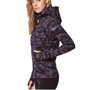 Lululemon Purple Thunder Scuba Hoodie Full Zip Size 4